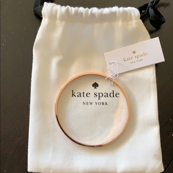 kate spade Jewelry - Kate Spade Rose Gold Bangle